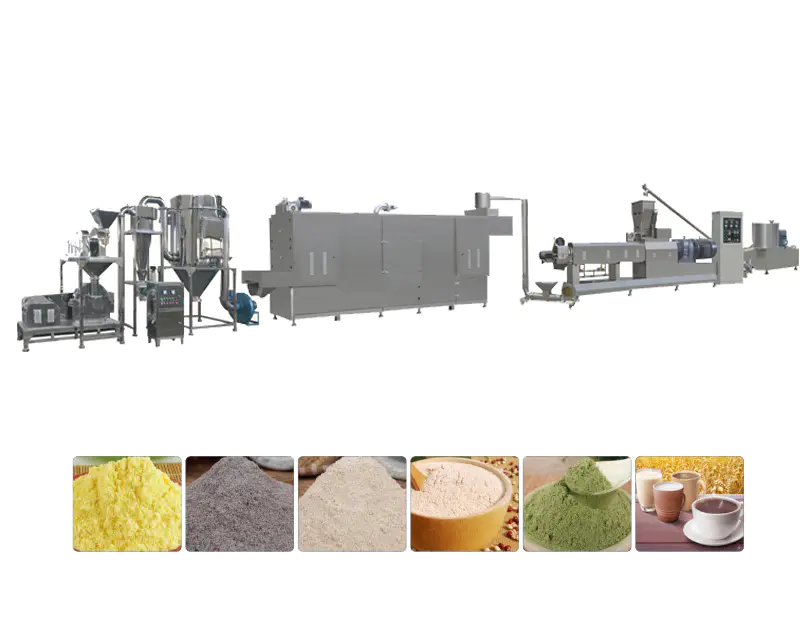 Nutritional powder processing line Nutritional powder processing line